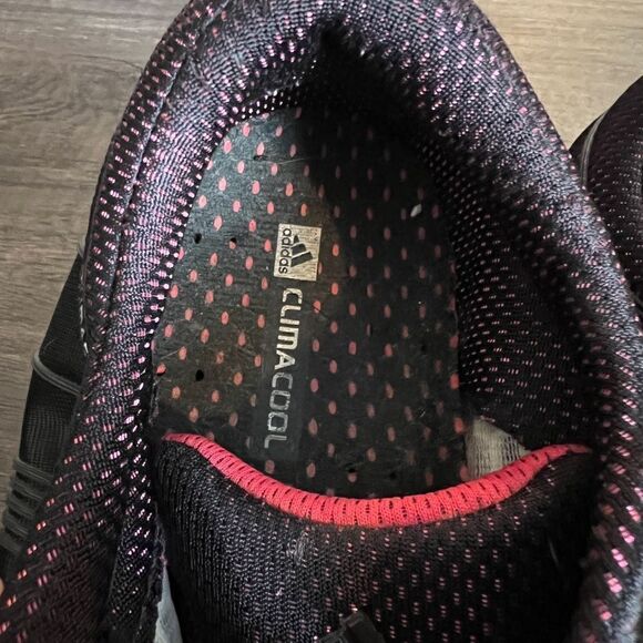 Adidas CC Ride Black and Pink Clima Cool Sneakers Size 8.5 - Picture 10 of 12